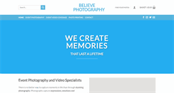 Desktop Screenshot of believe-photography.com